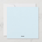 Snowman, Merry Christmas!! Feestdagenkaart (Achterkant)