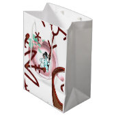 Snowman Merry Christmas Gift Bags Medium Cadeauzakje (Voorkant Gekanteld)
