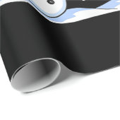 Snowman Merry Christmas Santa Claus Tree Snow Fami Cadeaupapier (Rol Hoek)