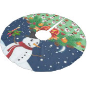 Snowman: Merry kerstboom Kerstboom Rok (Gekanteld)