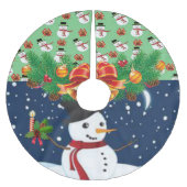 Snowman: Merry kerstboom Kerstboom Rok (Voorkant)