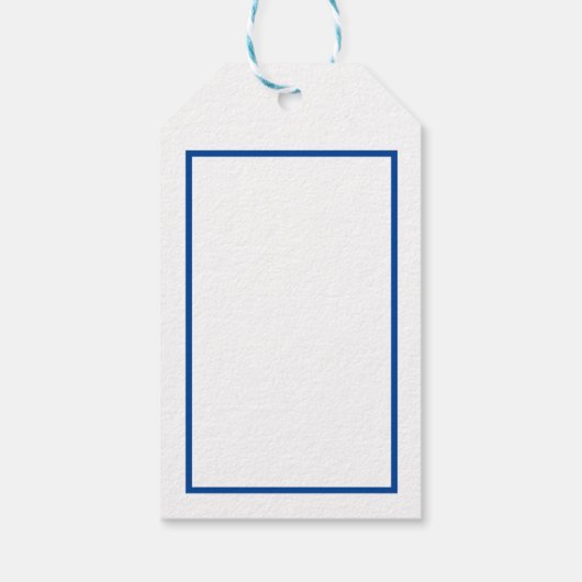 Snowman Merry Kerstmis Cadeaulabel (Achterkant)