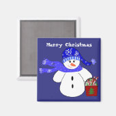 Snowman met behandelingen magneet (Voorkant / Achterkant)