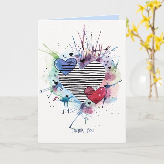 Snowman met cadeaus op Waterverf kaart (Gele Bloem)