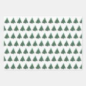 Snowman met de  kerstfeestdag met de prettige kers inpakpapier vel (Voorkant)