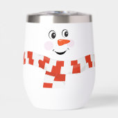 Snowman met een gelukkig gezicht (Voorkant)