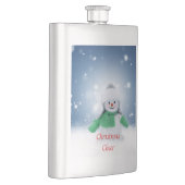 Snowman met een groene sjaal flacon (Rechts)