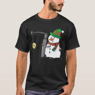 Snowman met een Miller 2-anesthesie kerstmis T-shirt