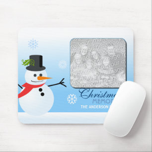 Snowman (met foto) muismat