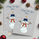 Snowman met kerstlichten feestdagen kaart<br><div class="desc">Sneeuwman met kerstverlichting Vakantie Kaart kerstkaart, ontworpen om een vleugje van de moderne charme en grilligheid te brengen aan uw vakantie groeten! Deze schattige en vriendelijke kaart is perfect voor het verspreiden van de feestelijke sfeer met zijn unieke mix van modern minimalisme en -geïnspireerde elementen. Op de voorkant van de...</div>