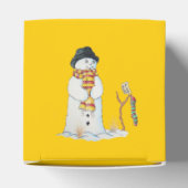 Snowman met kerstmis bedankdoosjes (Bovenkant)