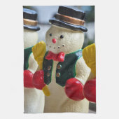 Snowman met Kerstmis Theedoek (Verticaal)