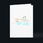 Snowman met Menorah Feestdagen Kaart<br><div class="desc">Snowman met Menorah</div>