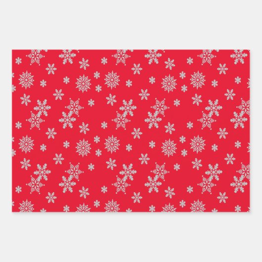 Snowman met multikleurensneeuwvlok inpakpapier vel (Voorkant 2)