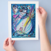 SNOWMAN MET OWL FLYER (Hand)
