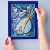 SNOWMAN MET OWL FLYER (Hand)