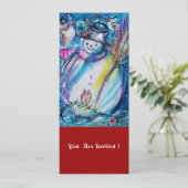 SNOWMAN MET OWL, kerstfeest Kaart (Staand voorkant)