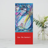 SNOWMAN MET OWL, kerstfeest Kaart (Staand voorkant)