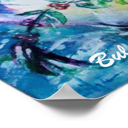 SNOWMAN MET OWL POSTER (Hoek)