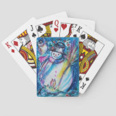 SNOWMAN MET OWL, Winter Fun Pokerkaarten (Achterkant)