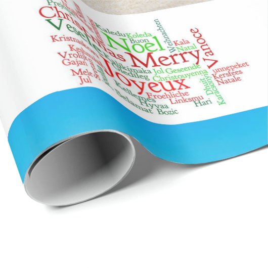 Snowman met snowman voor prettige kerstwrapping cadeaupapier (Rol Hoek)