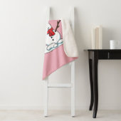 Snowman met Snowy Pine Tree Sherpa Deken (In situ)