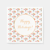 Snowman met tekst Napkins Servet (Voorkant)