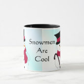 Snowman met Top Hat en Cane Mok (Midden)