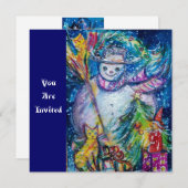 SNOWMAN MET TOYS, kerstfeest Kaart (Voorkant / Achterkant)