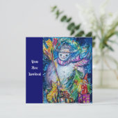 SNOWMAN MET TOYS, kerstfeest Kaart (Staand voorkant)