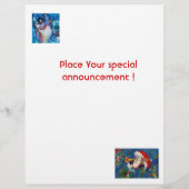 SNOWMAN MET TOYS, wit blauw geel Flyer (Achterkant)