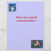 SNOWMAN MET TOYS, wit blauw geel Flyer (Achterkant)