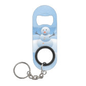 Snowman Mini Flessenopener (Voorkant)
