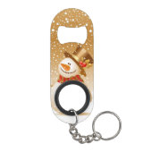 Snowman Mini Flessenopener (Achterkant)
