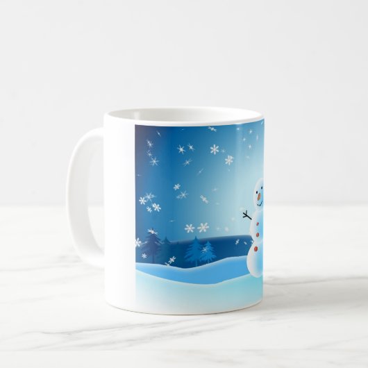 Snowman mok (Voorkant links)