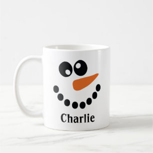 Snowman Monogrammed Koffiemok