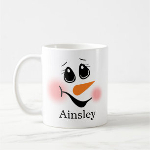 Snowman Monogrammed Koffiemok