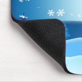 Snowman mousepad muismat (Hoek)