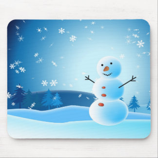 Snowman mousepad muismat