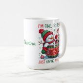 Snowman Mug Koffiemok (Voorkant rechts)