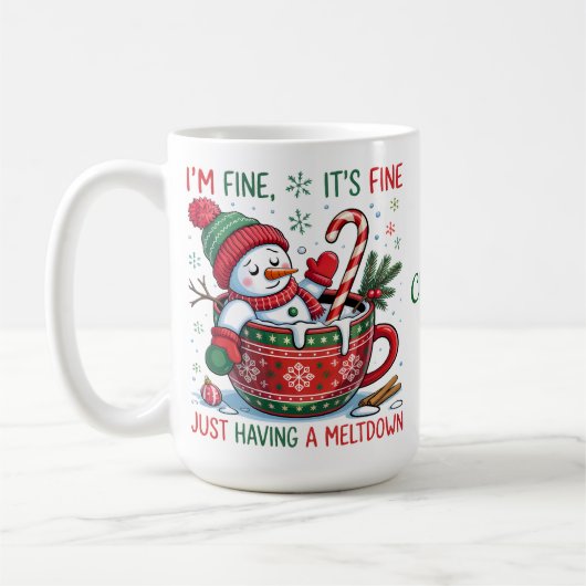 Snowman Mug Koffiemok (Links)