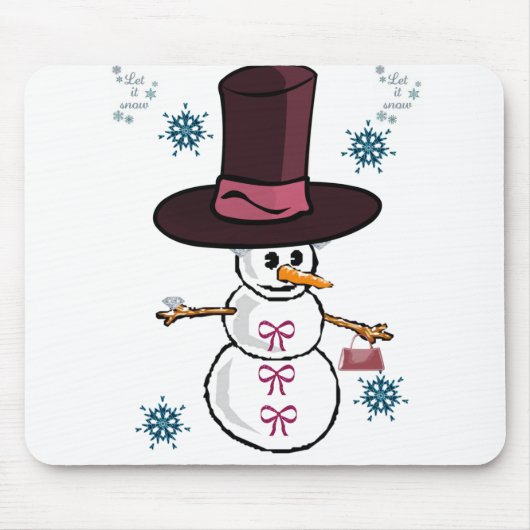Snowman Muismat (Voorkant)