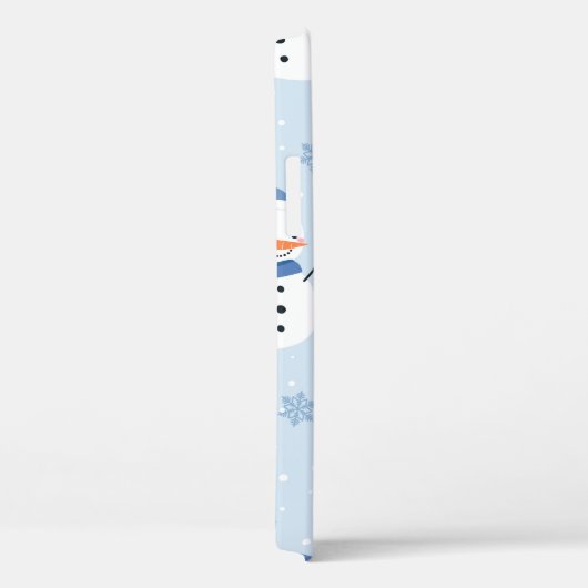 Snowman naadloos patroon, winterachtergrond, winte Case-Mate iPhone case (Achterkant / Rechts)