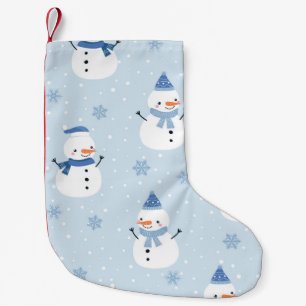 Snowman naadloos patroon, winterachtergrond, winte kleine kerstsok