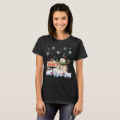 Snowman nana Freeze kerstfeest T-shirt (Voorkant volledig)