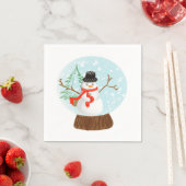 Snowman Napkin Servet (Insitu)