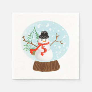 Snowman Napkin Servet