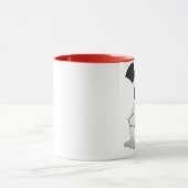 Snowman Nose Touch Christmas Mok! Mok (Midden)