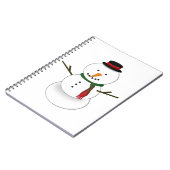 Snowman Notebook Notitieboek (Linkerzijde)