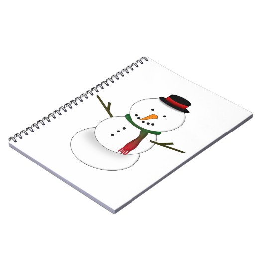 Snowman Notebook Notitieboek (Linkerzijde)